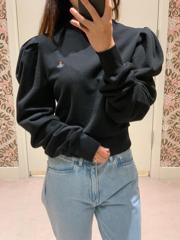 비비안웨스트우드 1I010003 아라미스 맨투맨 티셔츠 블랙 J0006