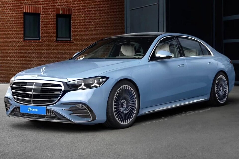 메르세데스-벤츠 'S클래스 페이스리프트' 예상도 (출처 : Kelsonik)