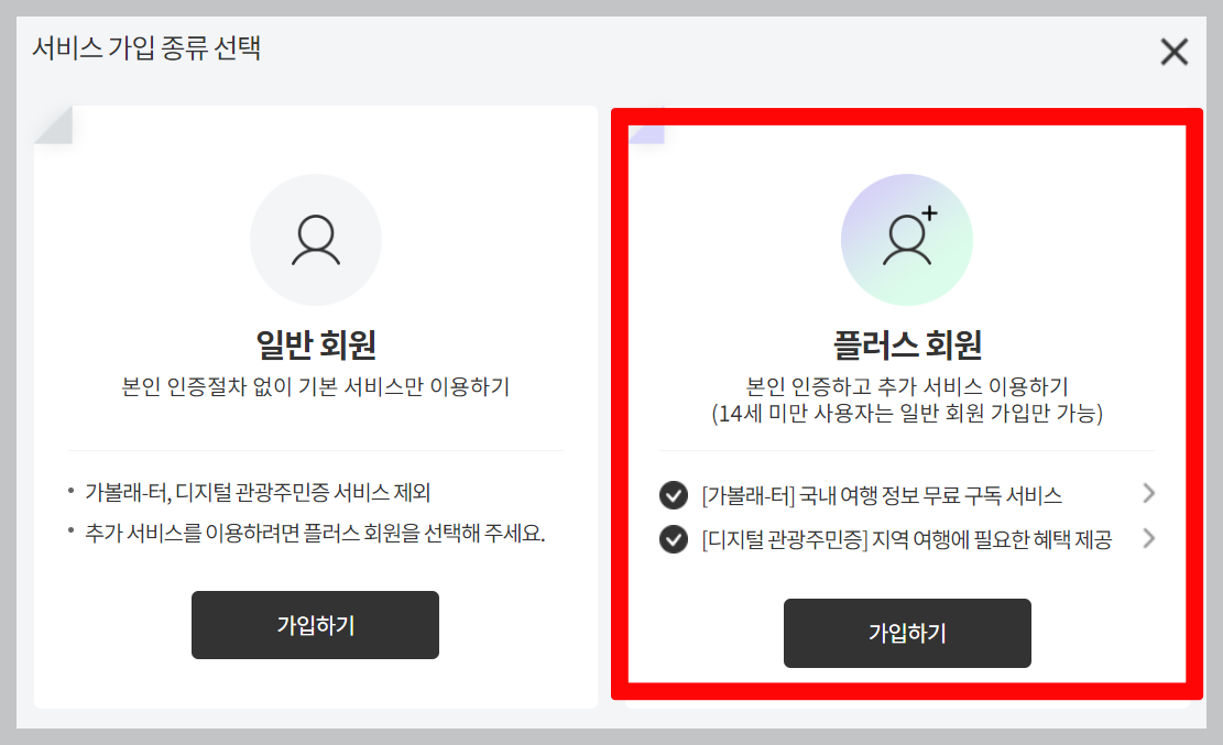 디지털관광주민증 발급방법 할인증 발급