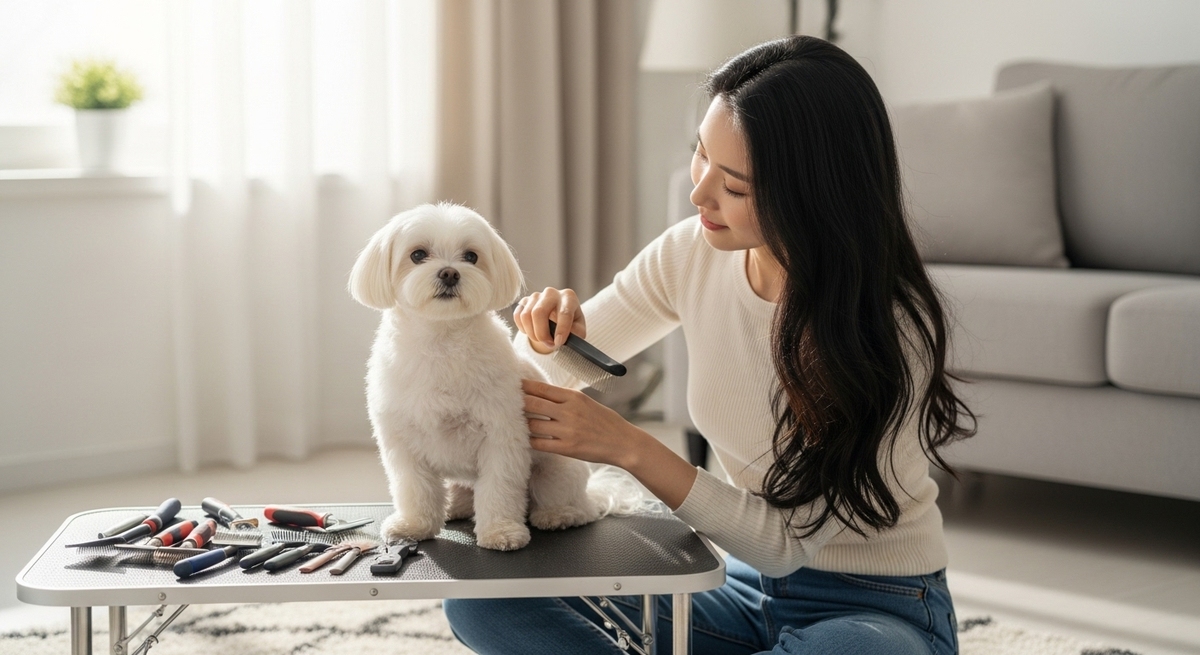 반려견 미용 관리 꿀팁 &ndash; 털 손상 없이 브러싱하는 법