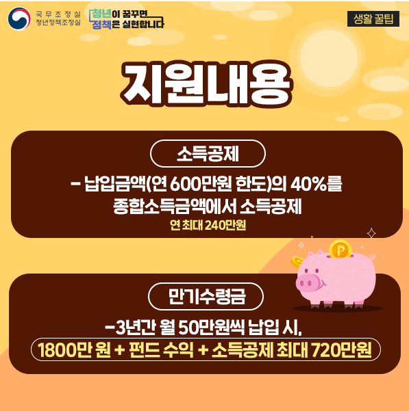 청년 소득공제 장기펀드