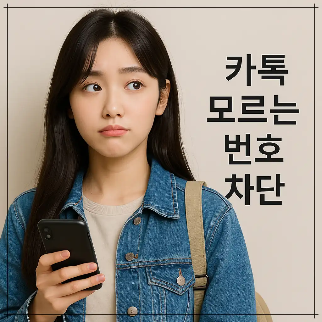 모르는 사람이 내 전화번호로 카톡 친구 추가 못하게 하는 방법. 친구 추가 허용 제한하기.