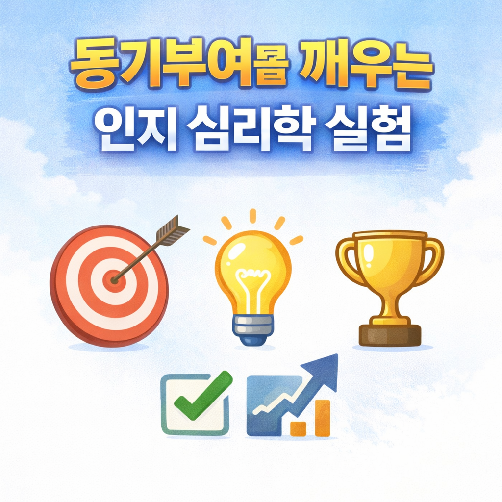 동기부여를 일으키는 인지 심리학 실험