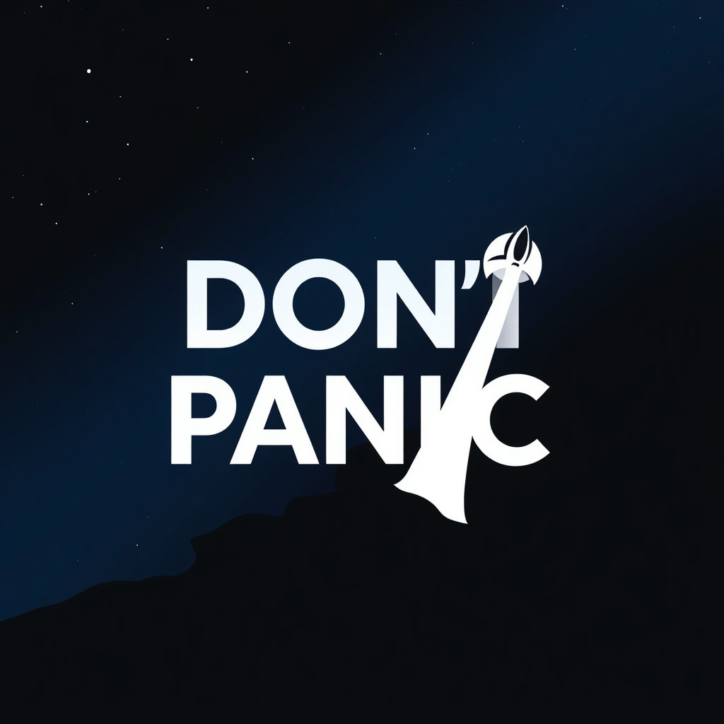 일론 머스크의 "Don't Panic"