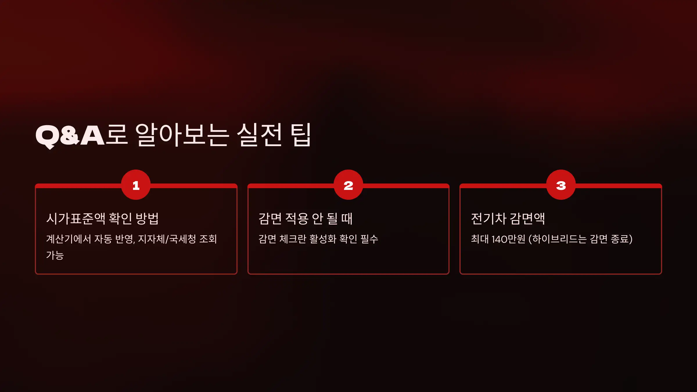 Q&A로 알아보는 실전 팁