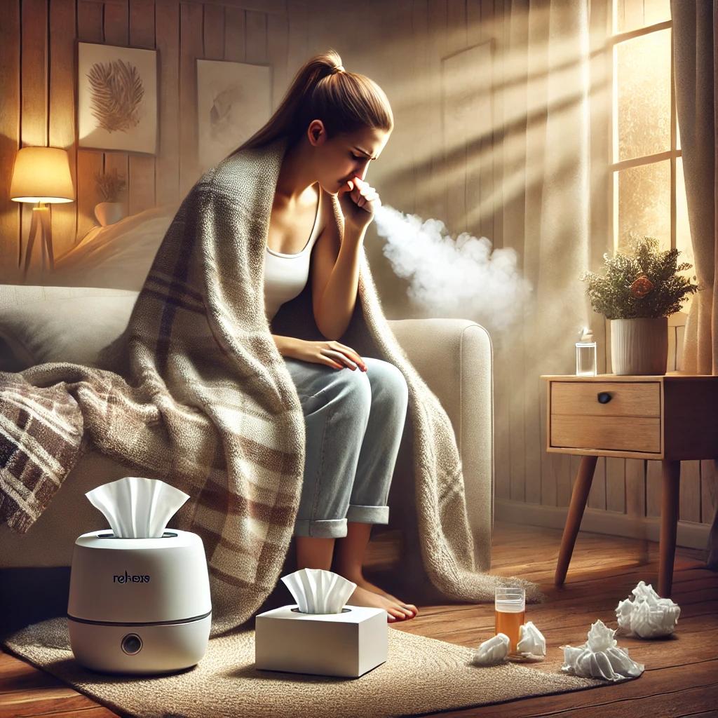 독감 후유증 기침