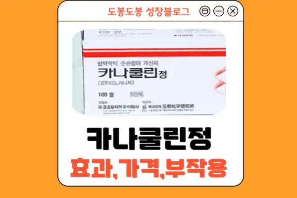 카나쿨린정 안내 이미지