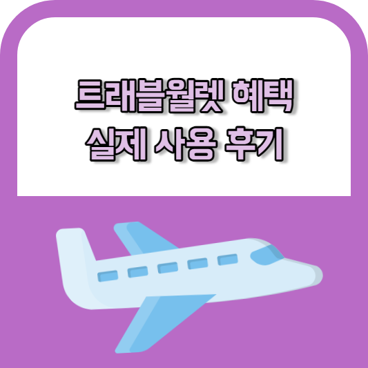 트래블월렛 신청 사용법