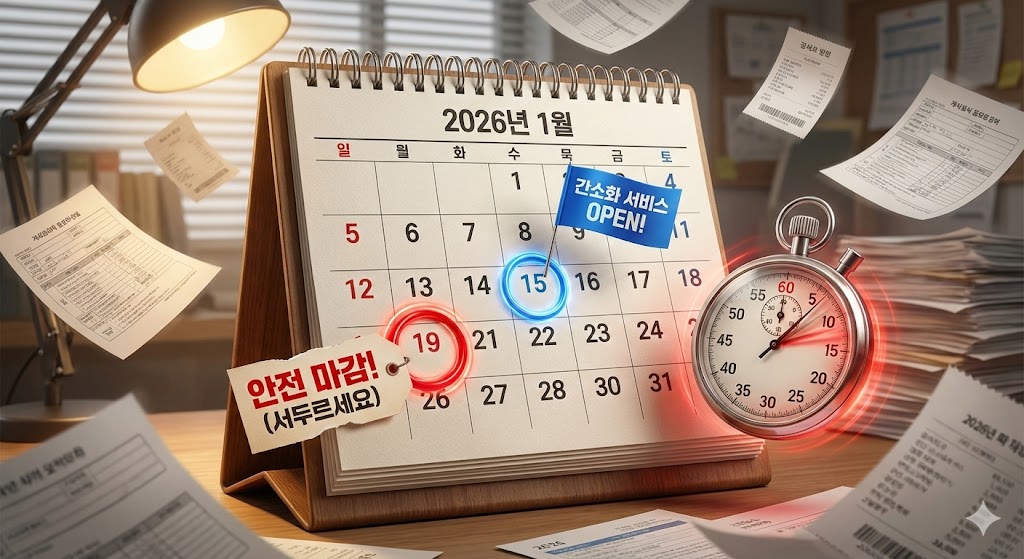 연말정산 간소화 서비스는 보통 매년 1월 15일에 딱! 오픈