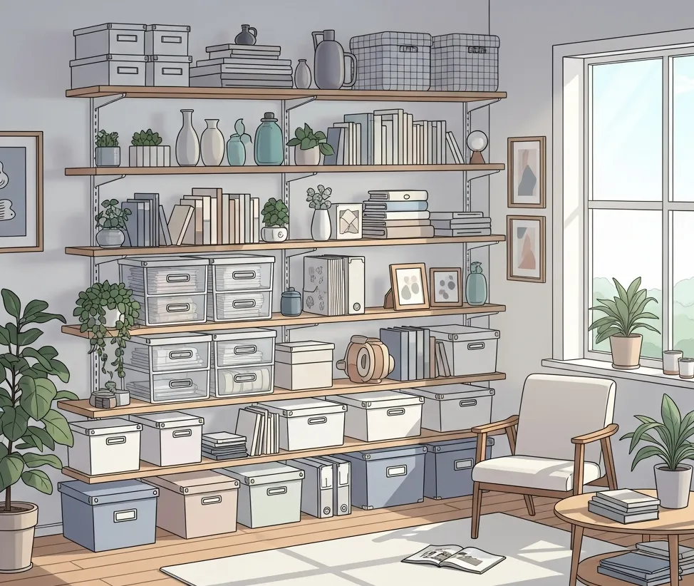 정리된 생활 공간