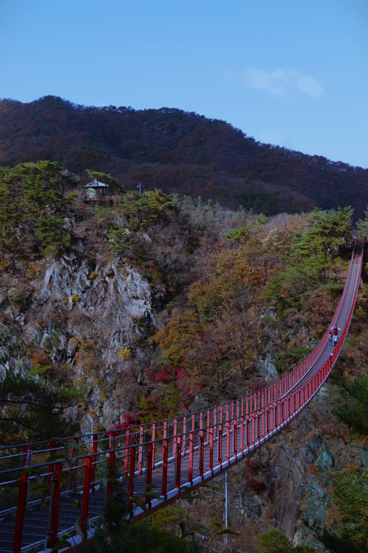 2025 경기도 단풍 트레킹 BEST 7 : 가을 하이킹 완벽 가이드_파주 감악산 출렁다리 단풍