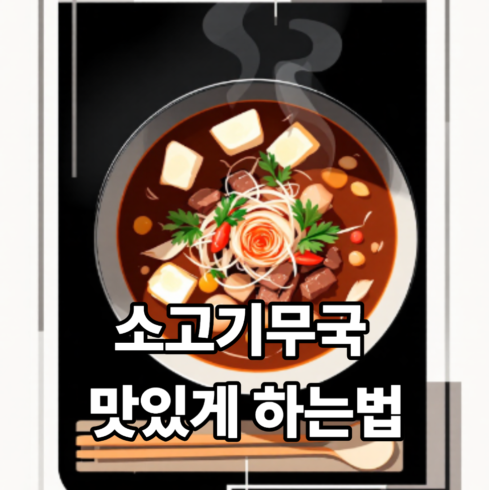 소고기무국 맛있게 하는법