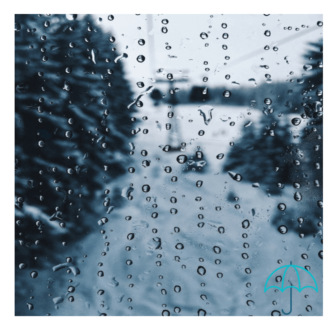 비 오는 거리 사진