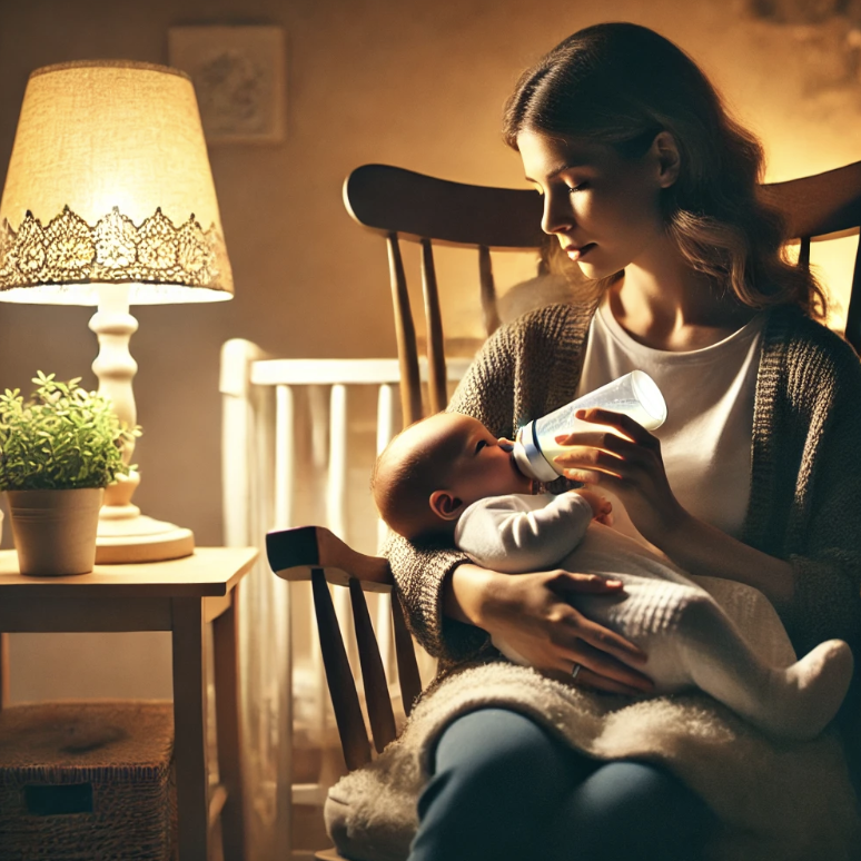 밤중수유 이미지