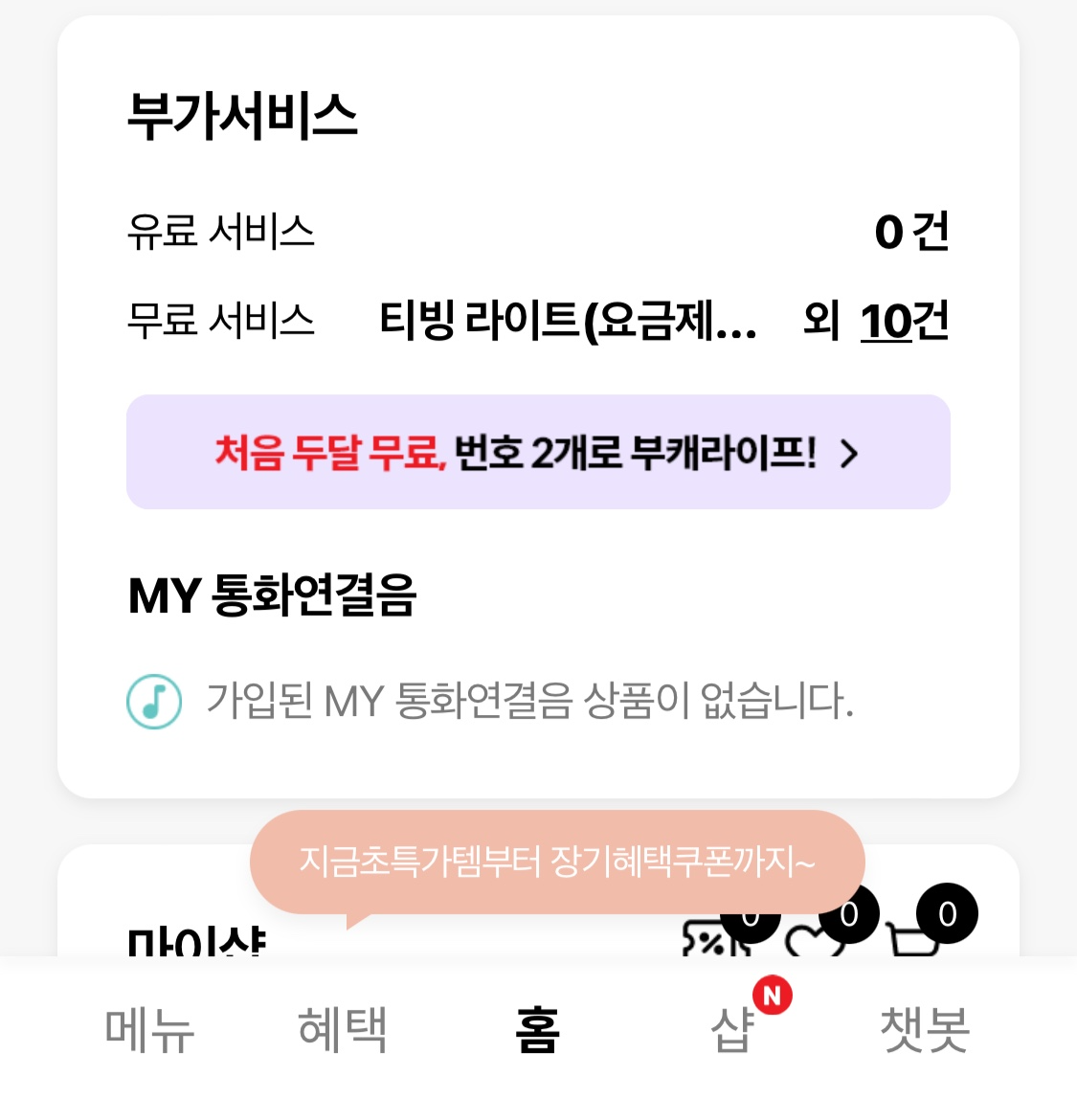 kt 부가서비스
