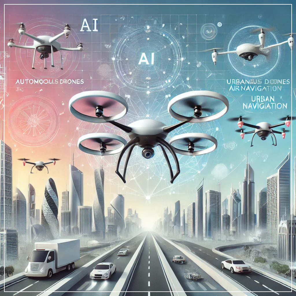 드론 기술의 미래를 나타낸 이미지