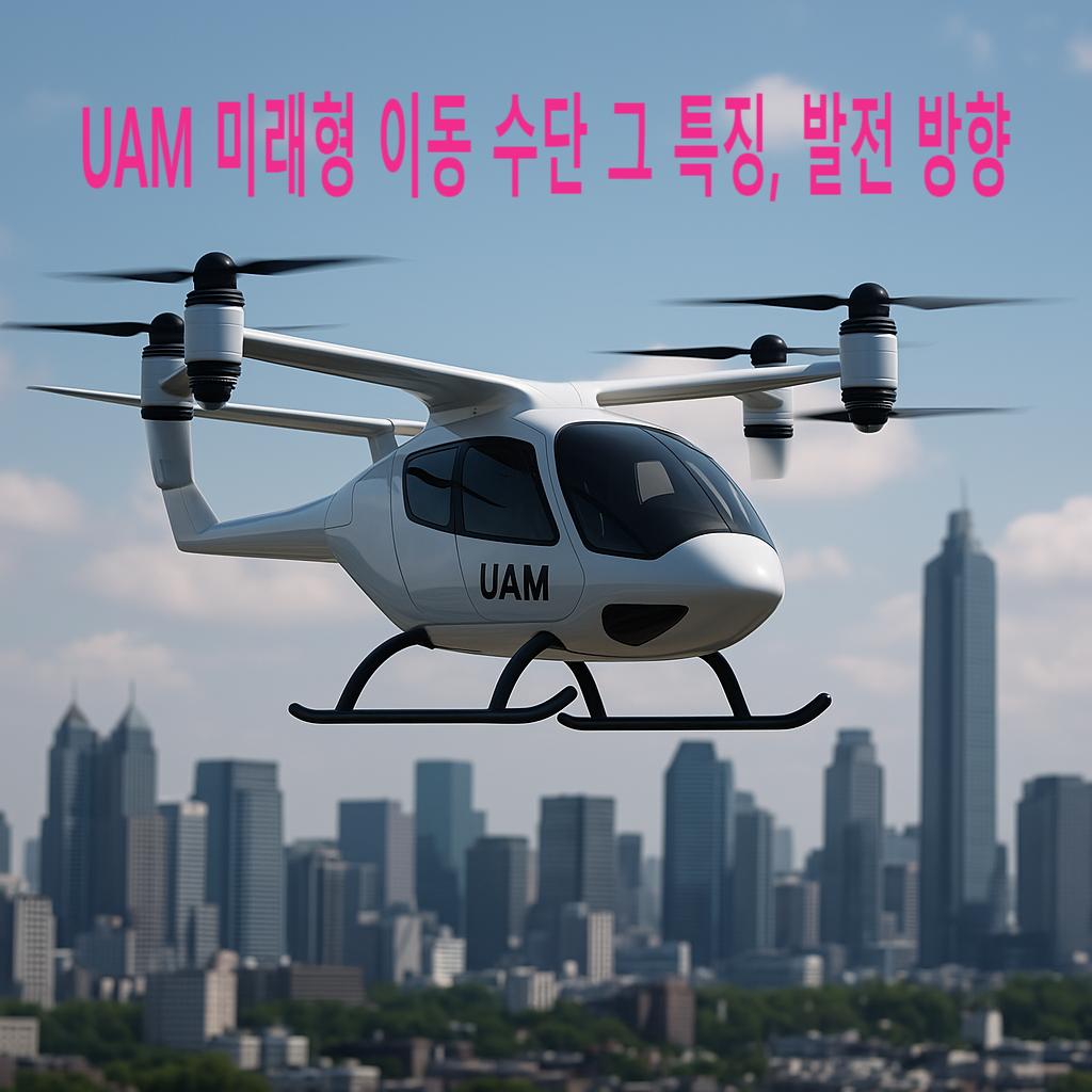 UAM 미래형 이동 수단 그 특징 발전 방향
