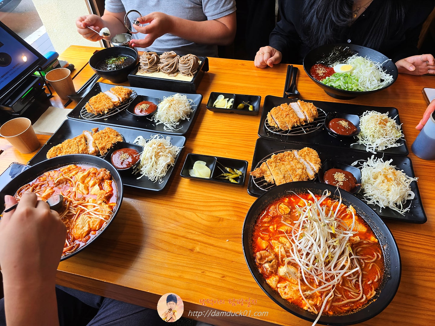 짬뽕순두부소바정식(짬뽕순두부소바+돈가스single)