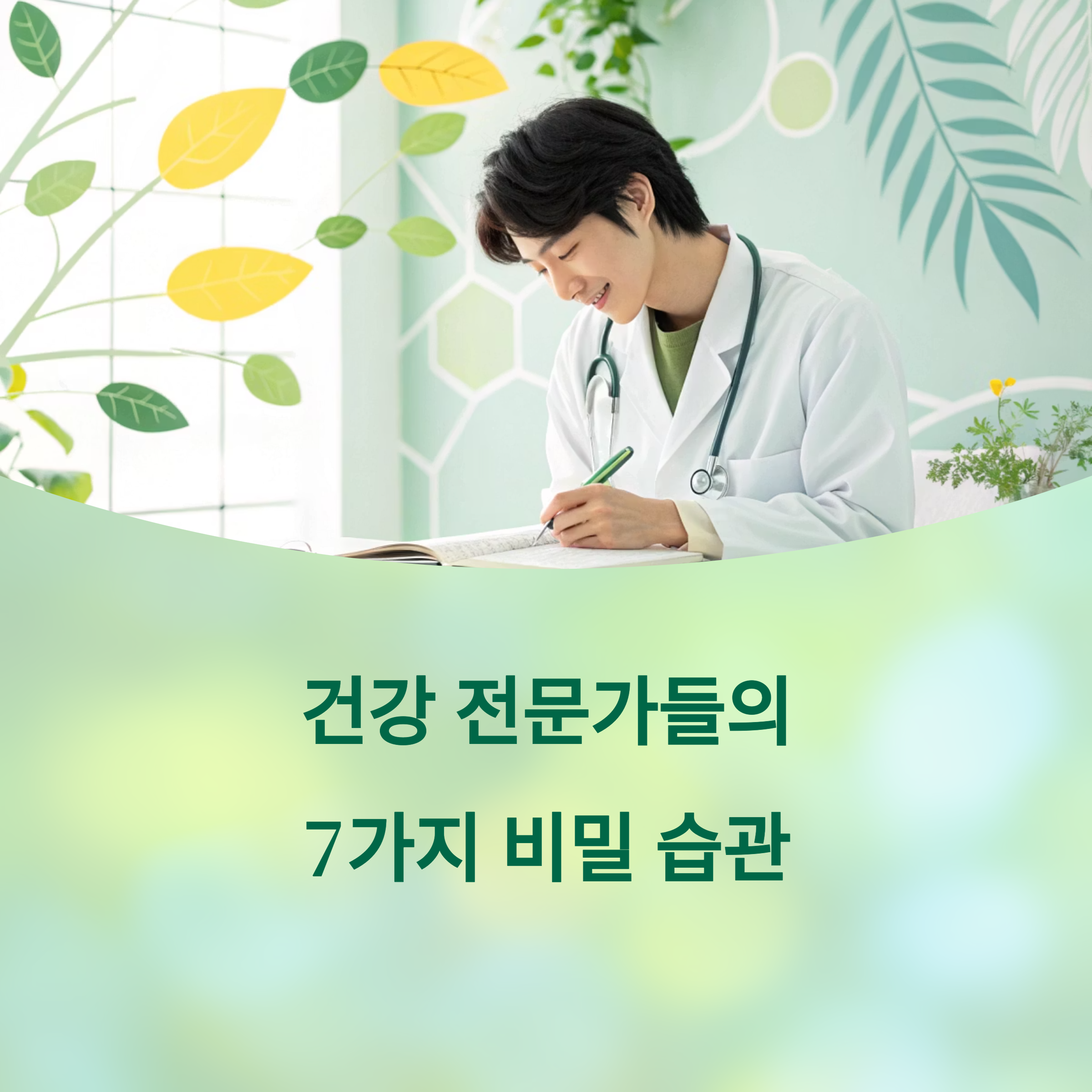 건강 전문가들이 밝힌 실제 루틴: 백만 유튜버도 놀란 7가지 비밀 습관에 대한 이미지