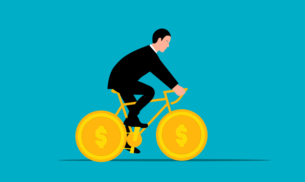 돈자전거를 탄 남자