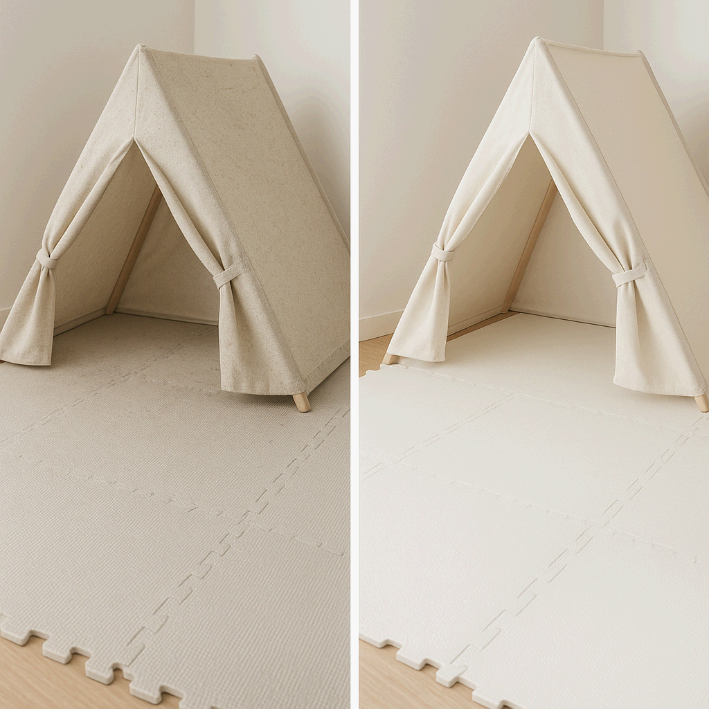 어린이 실내 놀이 텐트·놀이매트의 위생 관리와 청결 유지 전문 지침