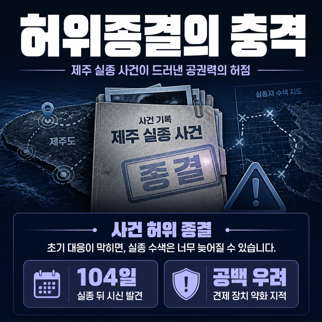 허위종결의 충격
