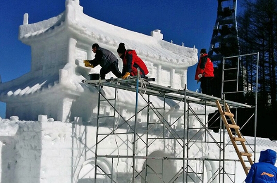 태백산 눈축제 전국 대학생 눈조각 경연대회