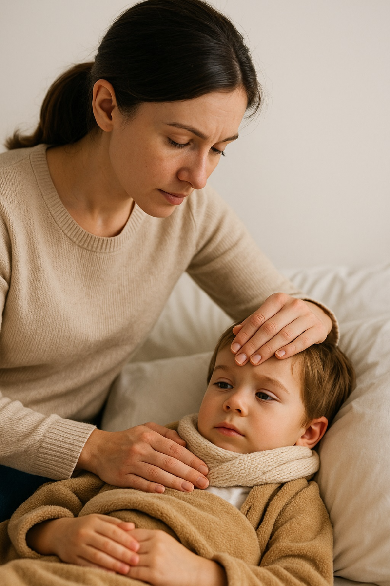 아이 감기 초기에 이렇게만 대처하면 회복이 빨라집니다