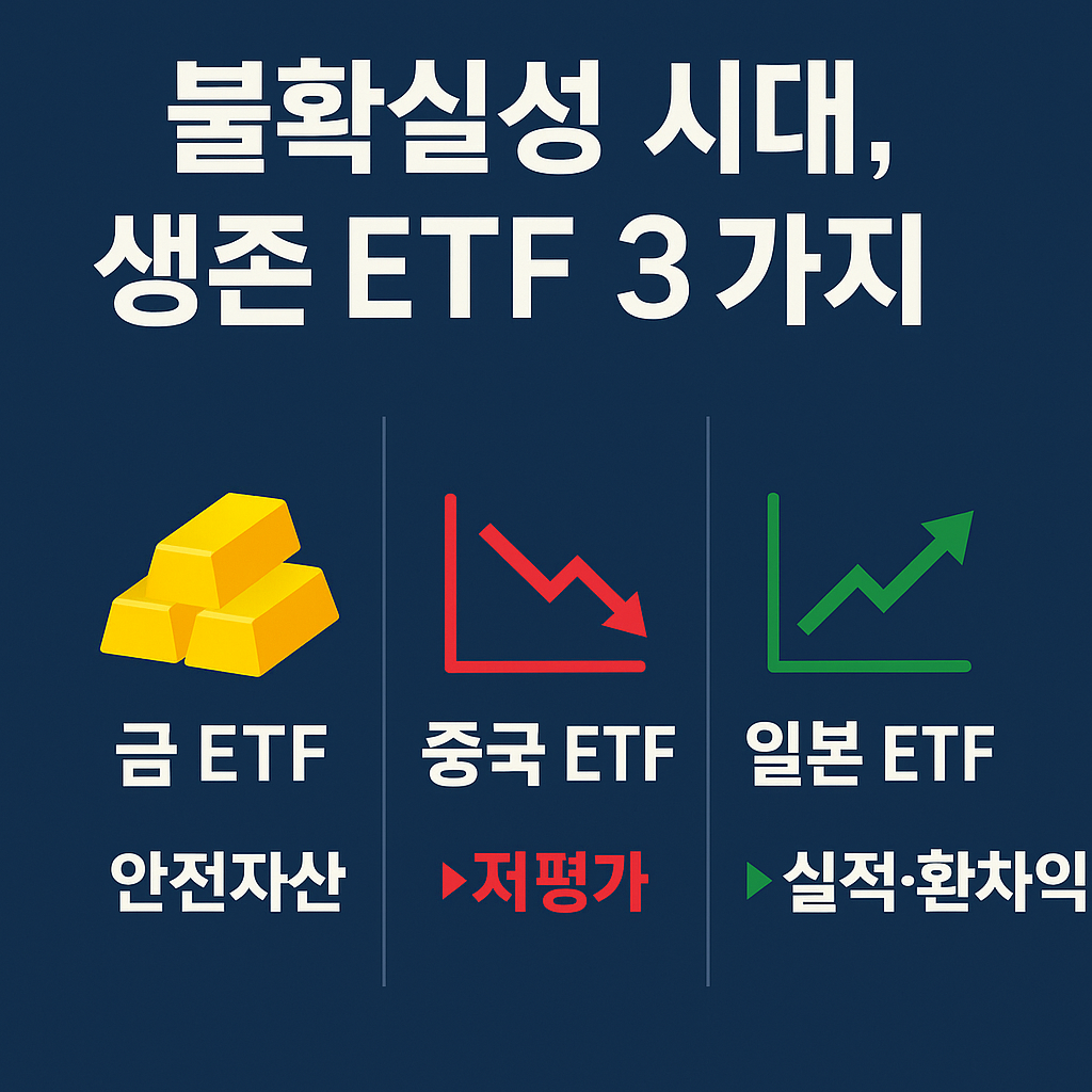 불확실성의 시대 살아남는 ETF 3가지 이미지