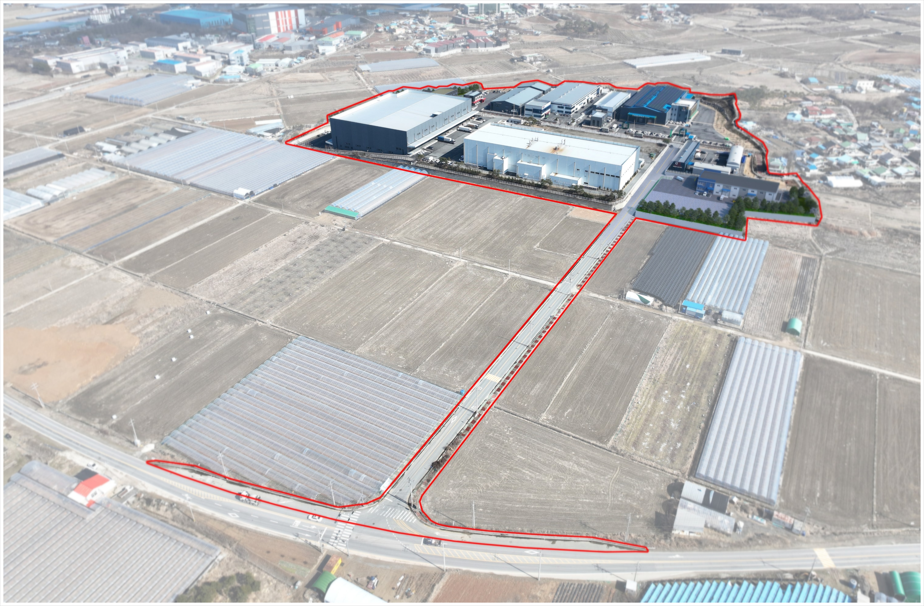 삼정엔지니어링 충남 천안시 서북구 성거읍 모전1지구 지구단위계획구역 공장단지 부지조성