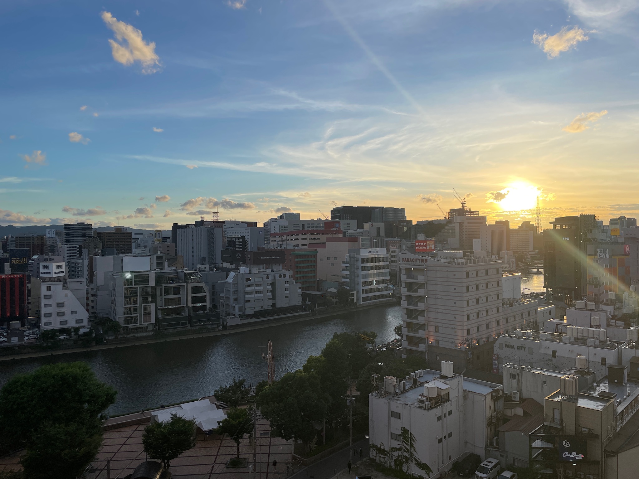 그랜드 하얏트 후쿠오카 방 뷰
