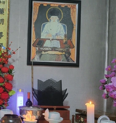 논산 점 잘보는 곳 대감님 모자와 탱화