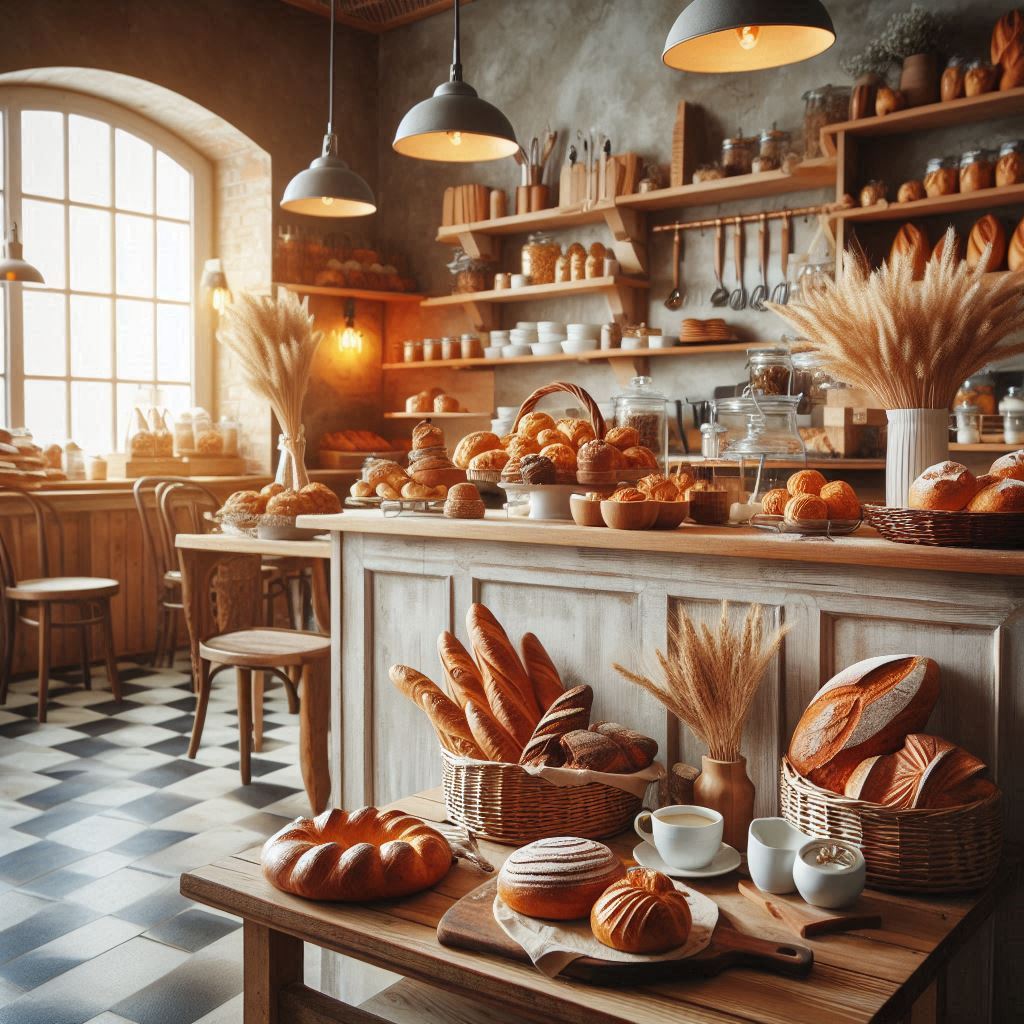 베이커리 배경