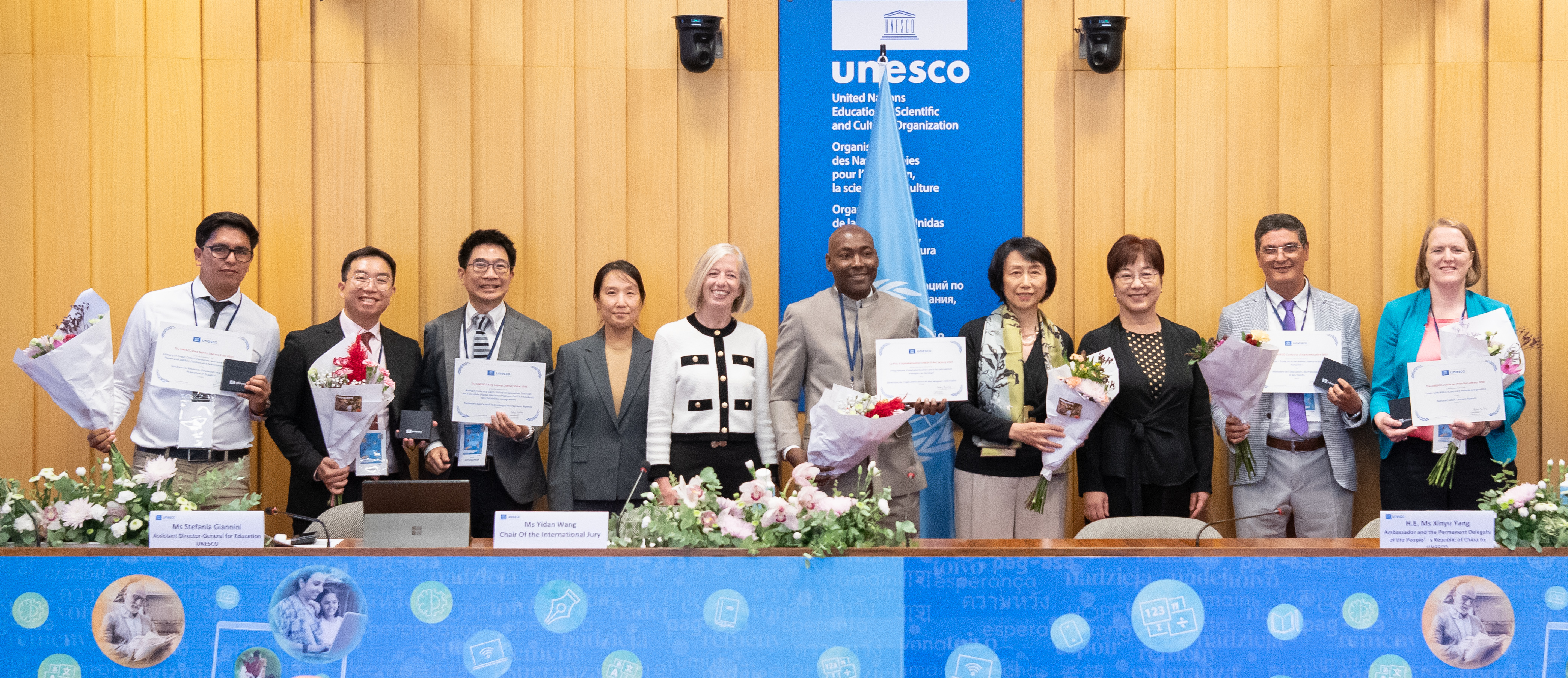 유네스코 세종대왕 문해상, 수상자 발표(출처: 문화체육관광부)