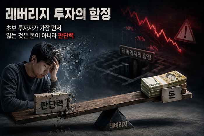 초보 투자자가 힘들어하는 이미지 입니다.
