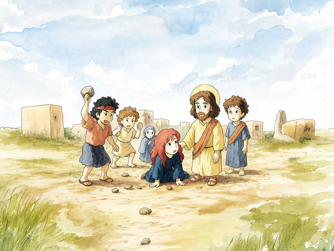 오늘 말씀카드 요한복음 8장 7절 대표 이미지