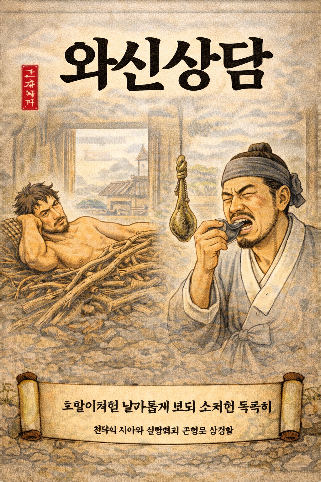 와신상담 사자성어 이미지