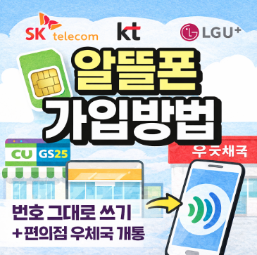 알뜰폰 가입방법