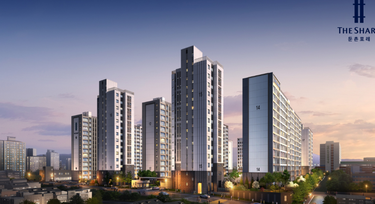 더샵 둔촌포레 조감도