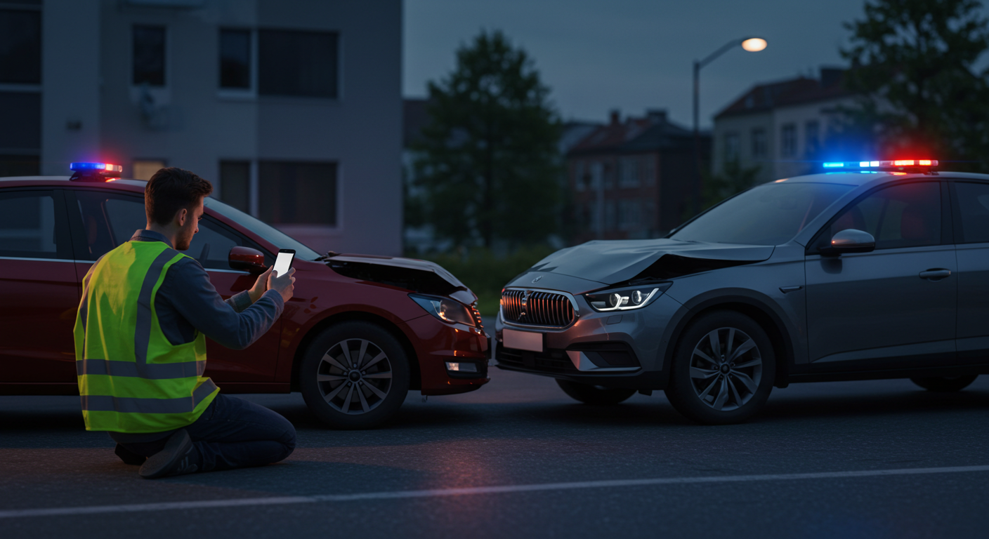 차대차사고, 가해자처리, 대인접수