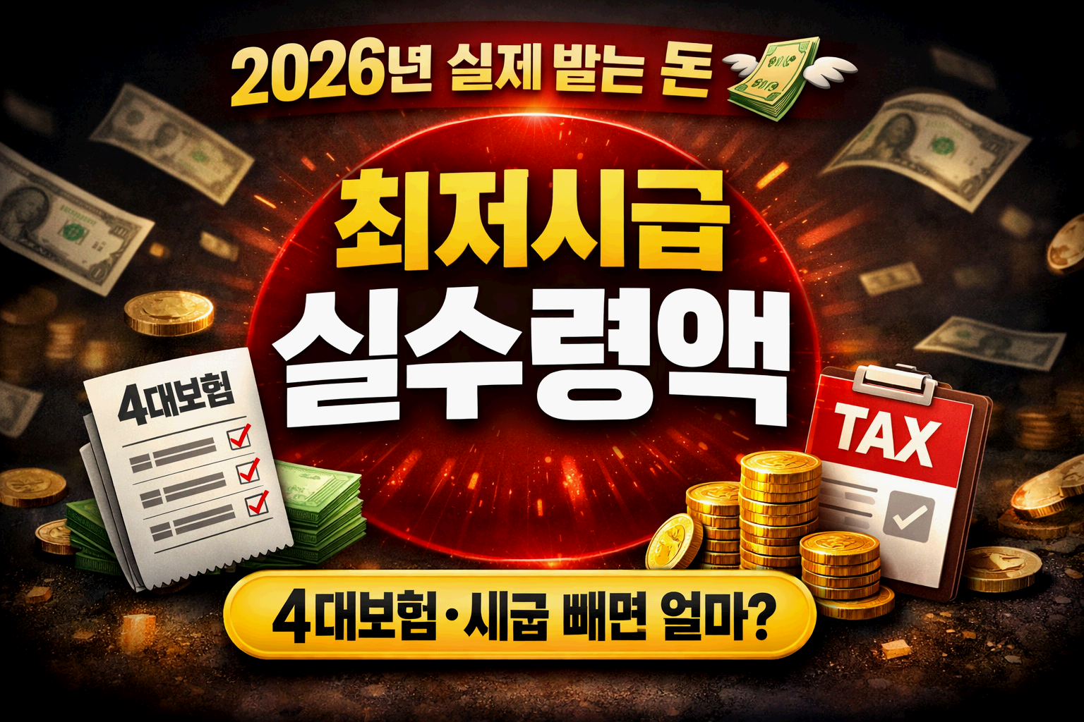 2026년 최저시급 실수령액