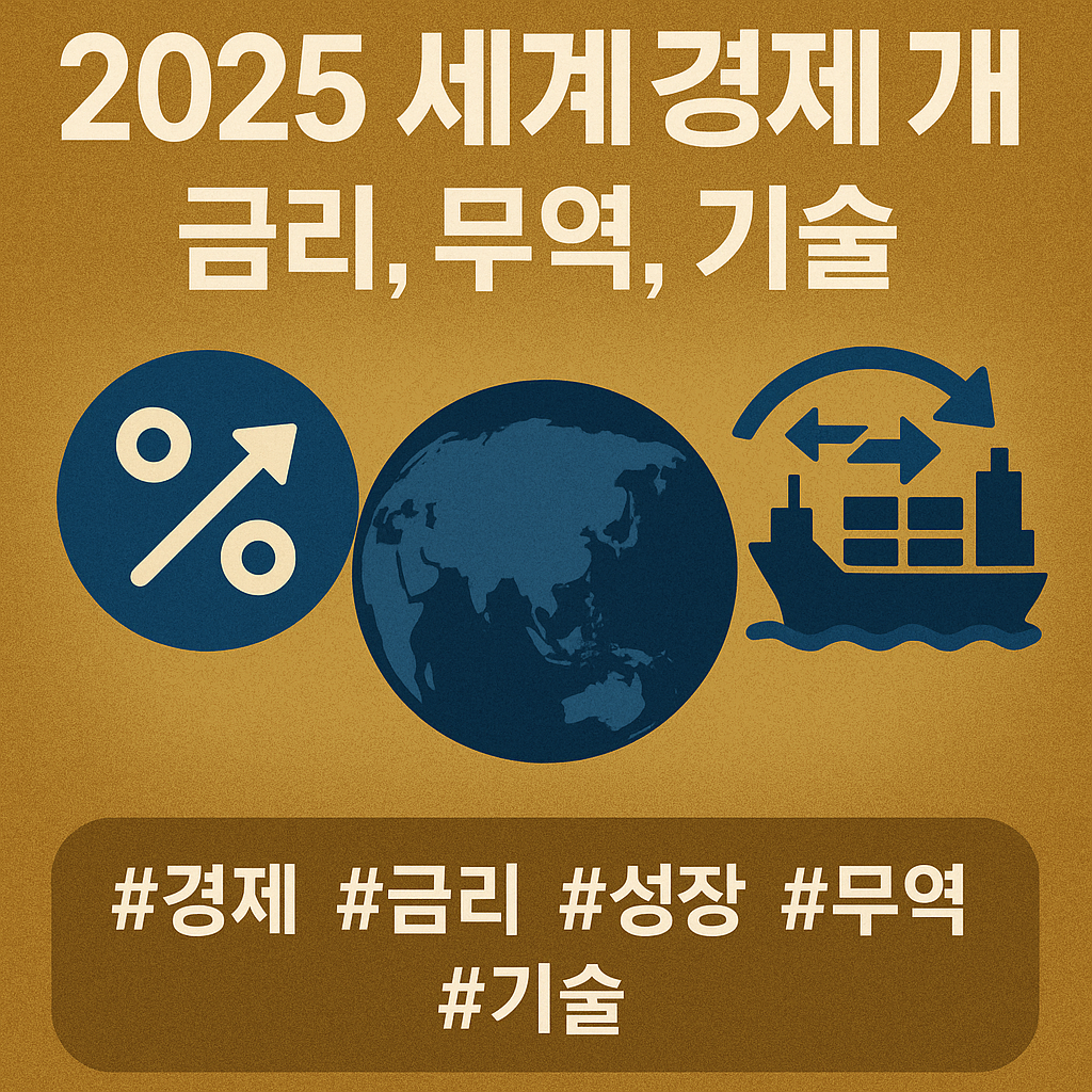 2025 세계 경제 개관: 금리, 무역, 기술