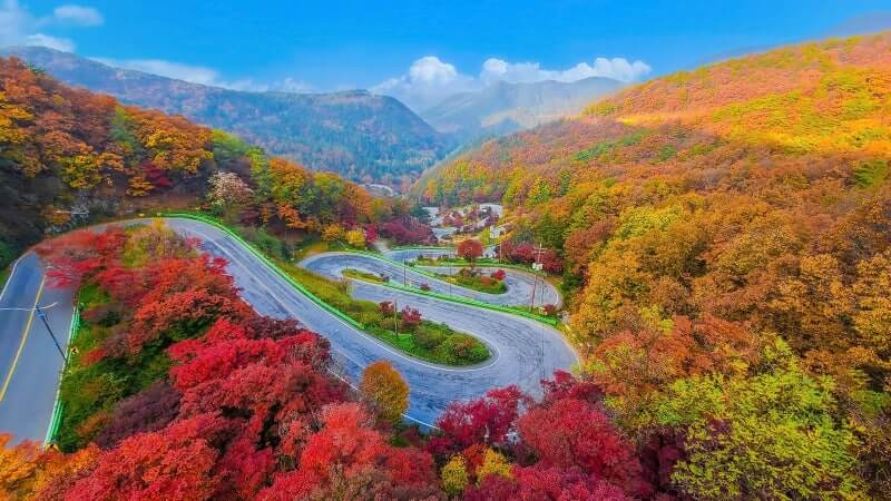 말티재와 속리산