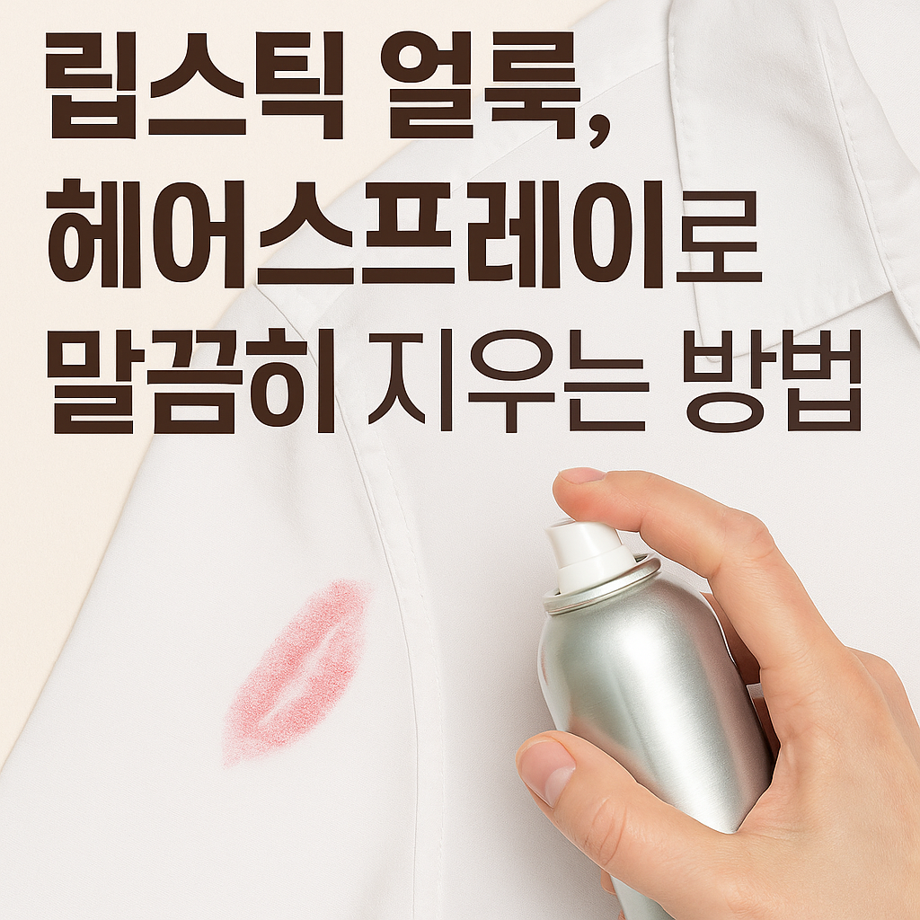 립스틱 얼룩 제거
