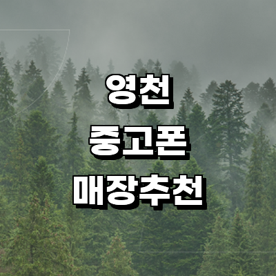 영천시 중고폰