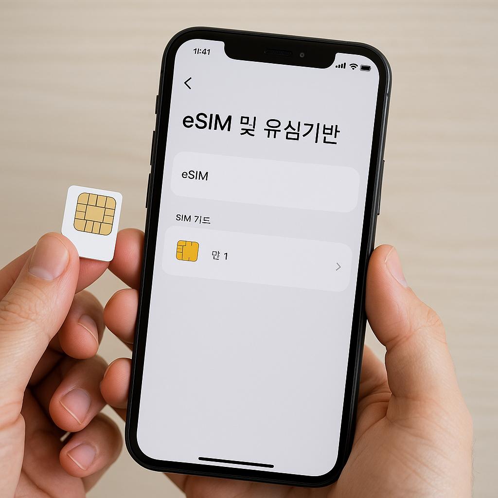 유심 esim 기기변경