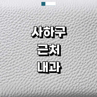 부산 사하구 내과