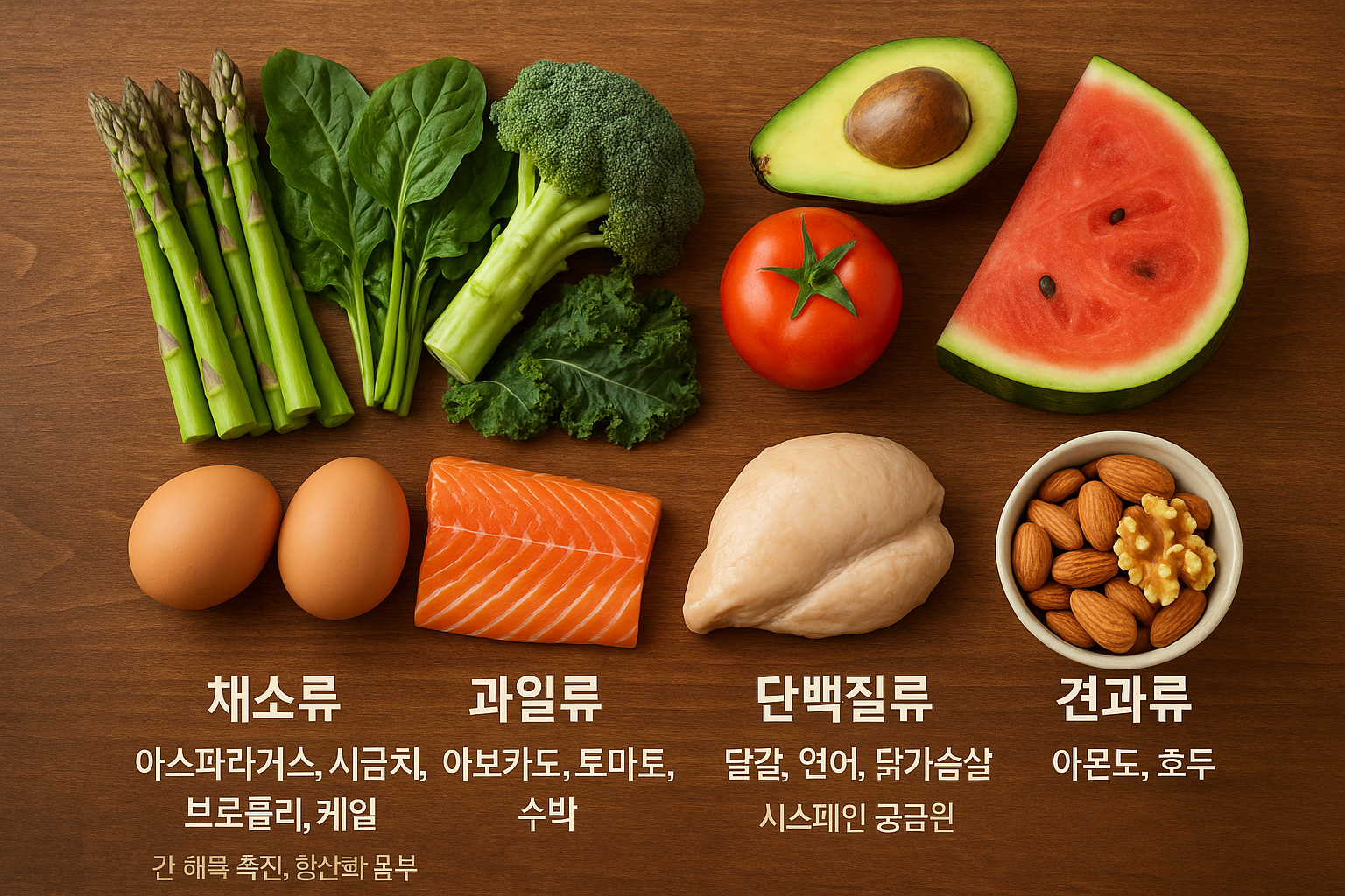 글루타치온이 풍부한 음식