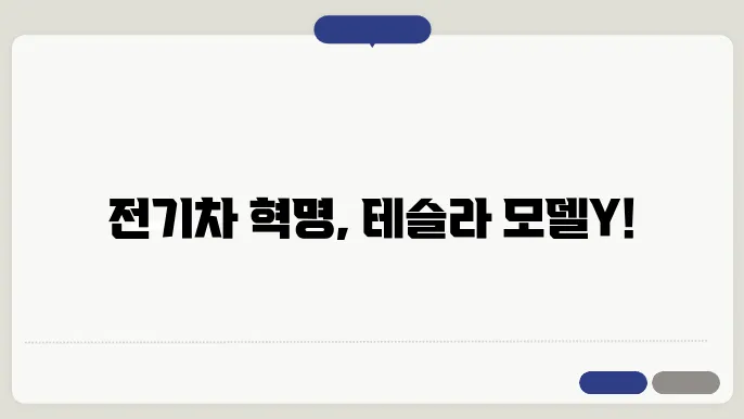 테슬라 모델y