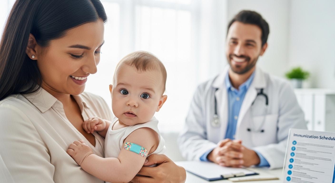 아기 예방접종 예진표